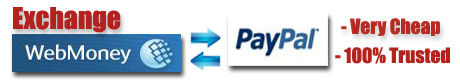 Exchange Webmoney to Paypal